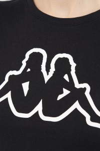 Футболка женская Kappa черная 107993-99 изображение 4