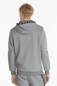 Толстовка чоловіча Puma Puma Power Fz Hoodie сіра 58939603  изображение 4
