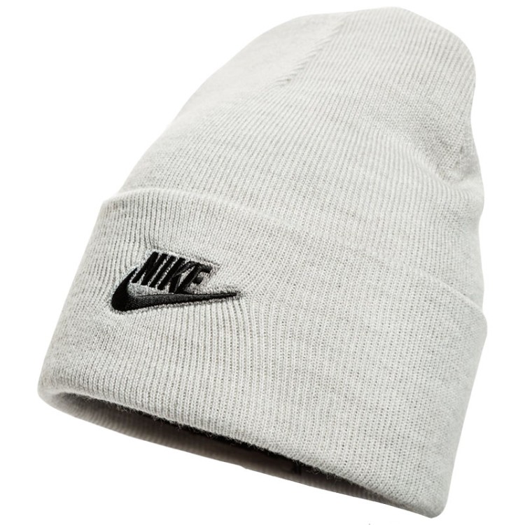 Шапка Nike Sportswear Cuffed Beanie Utility серая CI3233-050 изображение 1
