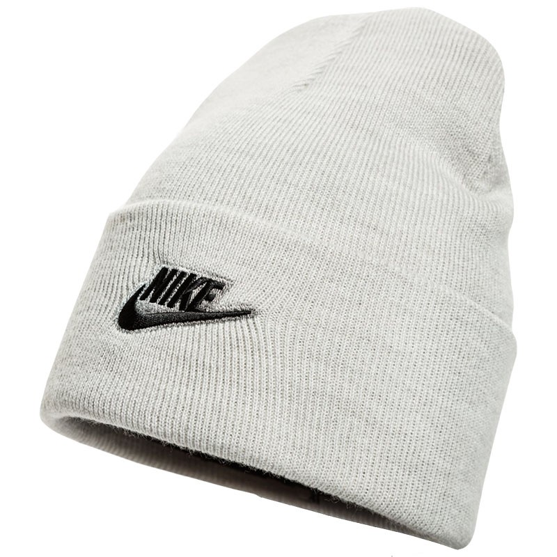 Шапка Nike Sportswear Cuffed Beanie Utility серая CI3233-050 изображение 1