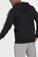 Толстовка мужская Adidas M 3S Fl Fz Hd черная GK9051 изображение 3