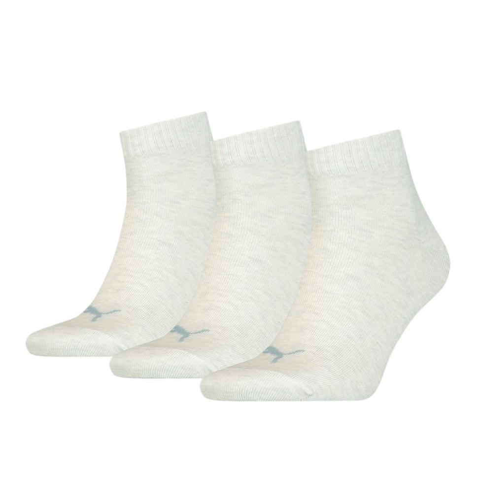 Носки (3 пари) Puma Quarter Plain 3P белые 90697857