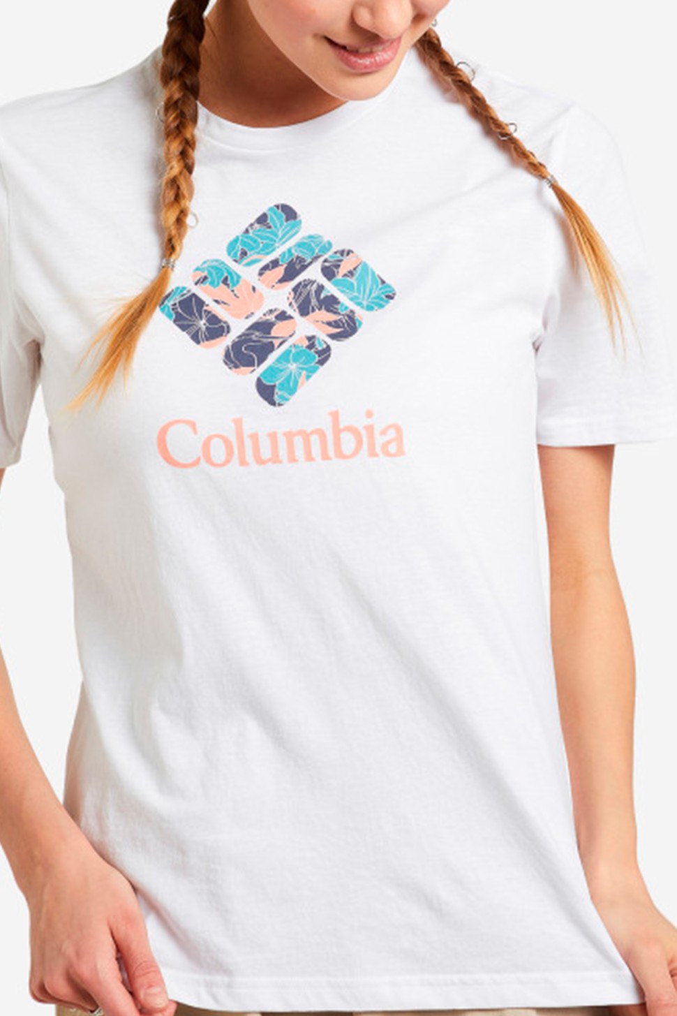 Футболка жіноча Columbia Timber Point™ Graphic Tee біла 2022261-100 — фото 2