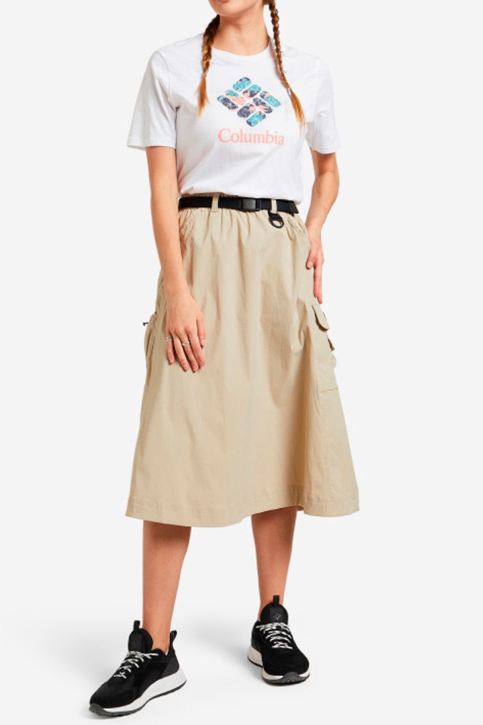 Футболка жіноча Columbia Timber Point™ Graphic Tee біла 2022261-100 — фото 4