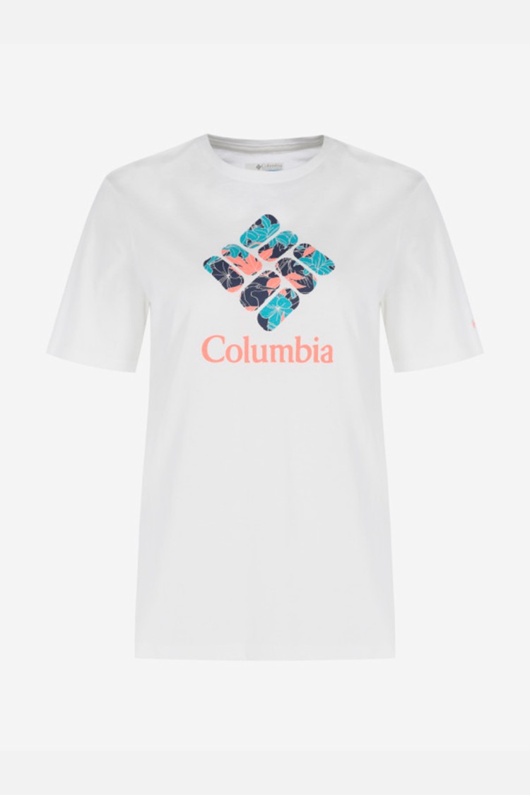 Футболка жіноча Columbia Timber Point™ Graphic Tee біла 2022261-100 изображение 5