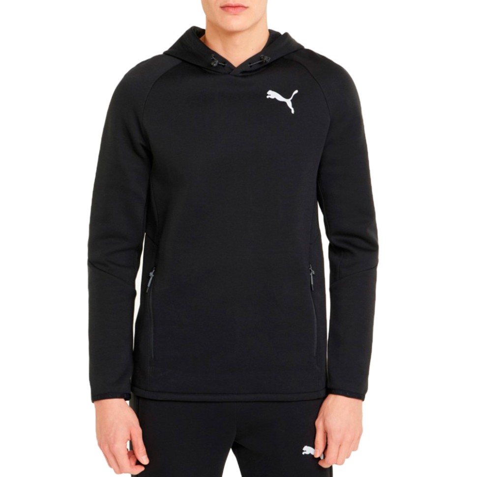 Толстовка чоловіча Puma Evostripe Hoodie чорна 84740001