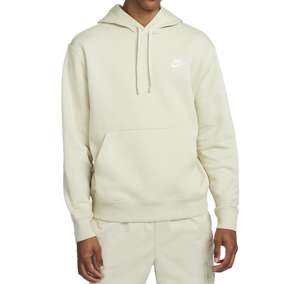 Толстовка чоловіча Nike M Nsw Club Hoodie Po Bb бежева BV2654-206 изображение 1