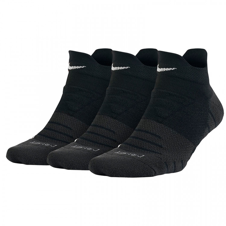 Носки Nike Dry Cushion Low Training Sock 3 Pair черные SX6070-010 изображение 1