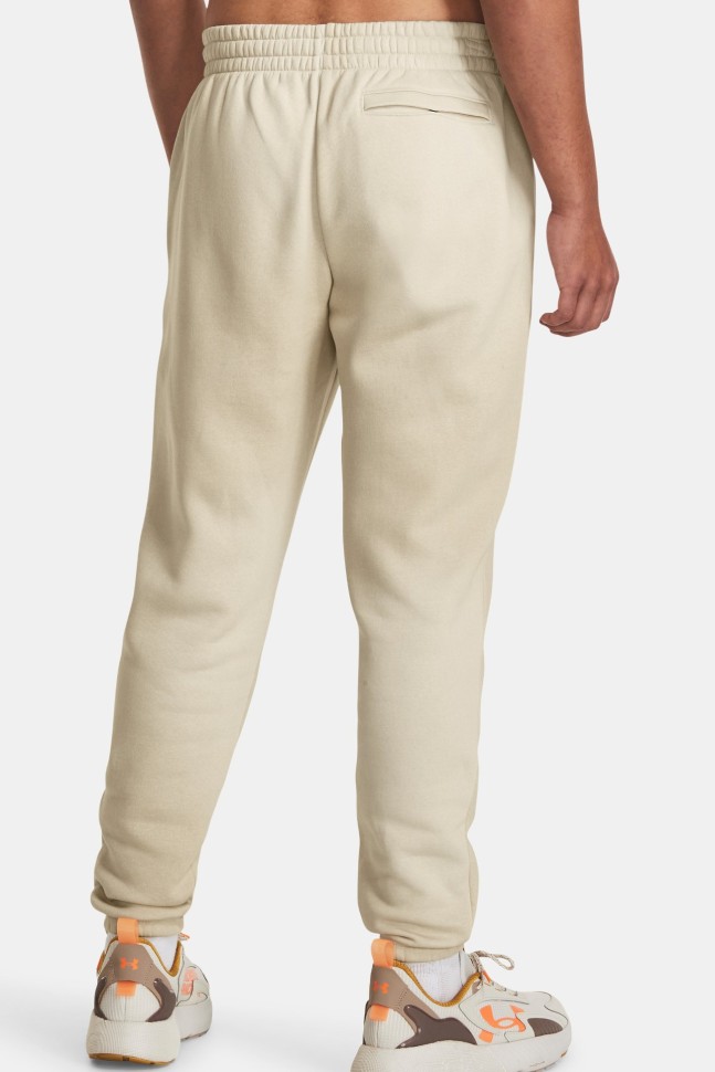 Брюки мужские Under Armour UA Essential Flc Novelty Jgr бежевые 1381216-289 изображение 3