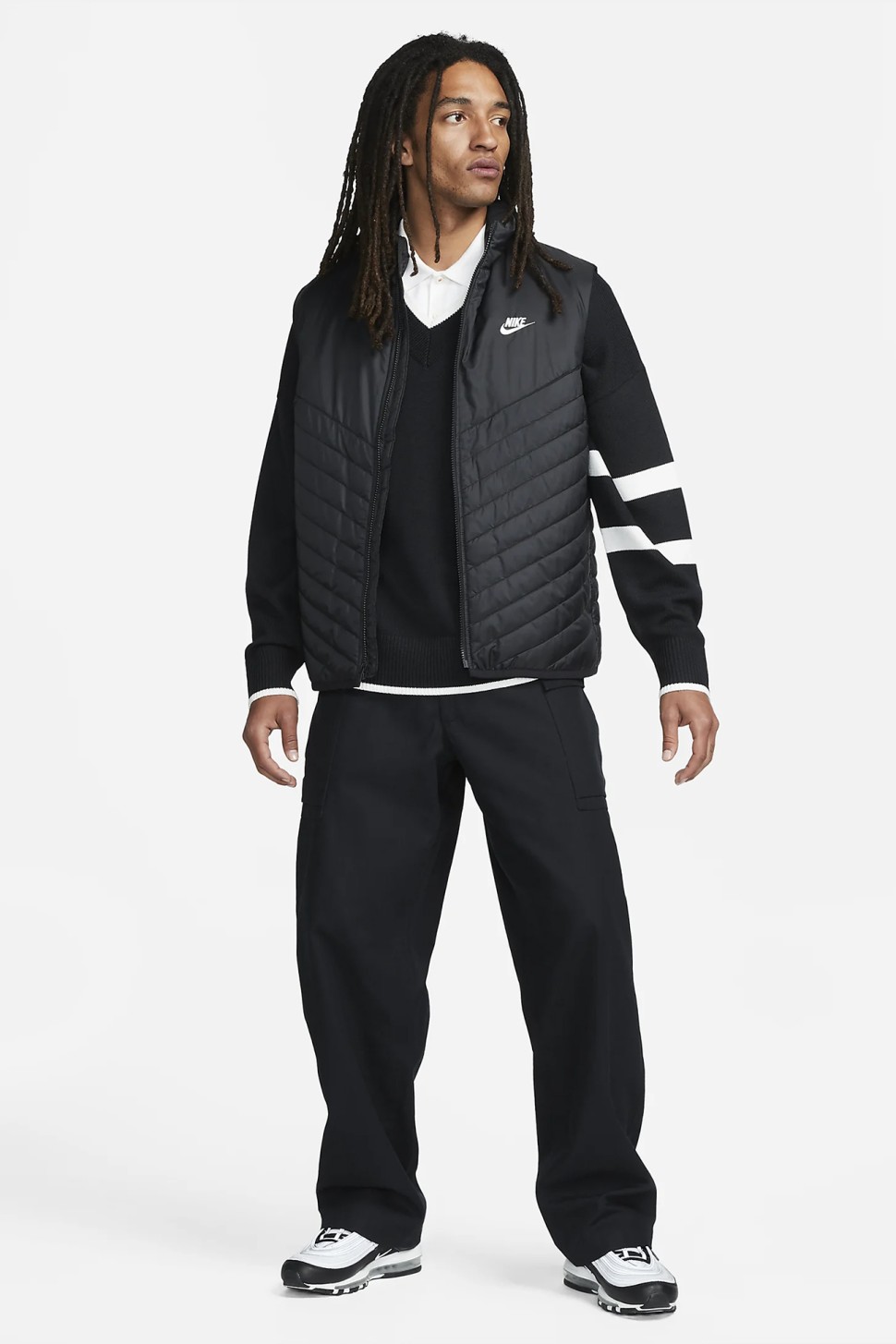 Жилетка чоловіча Nike M NK TF WR MIDWEIGHT VEST чорна FB8201-011 — фото 7