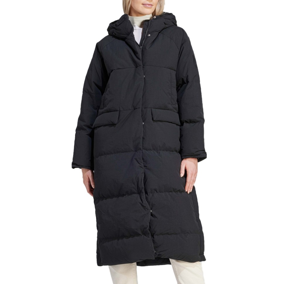 Куртка жіноча Adidas W BIG BAFFLE C чорна IK3159 изображение 1