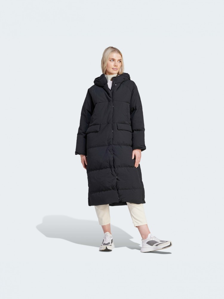 Куртка жіноча Adidas W BIG BAFFLE C чорна IK3159 изображение 2