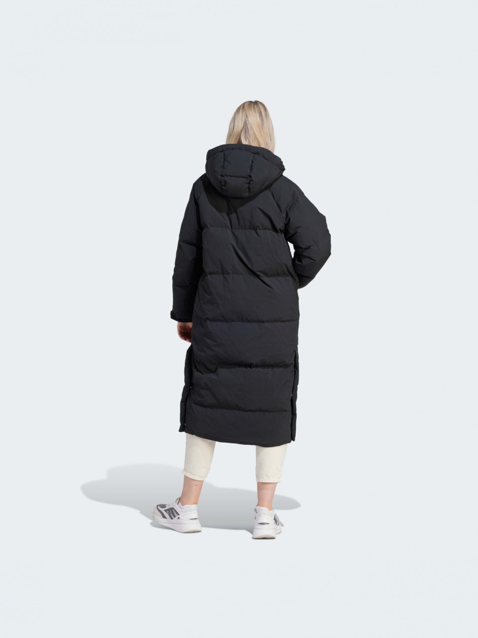 Куртка жіноча Adidas W BIG BAFFLE C чорна IK3159 — фото 3