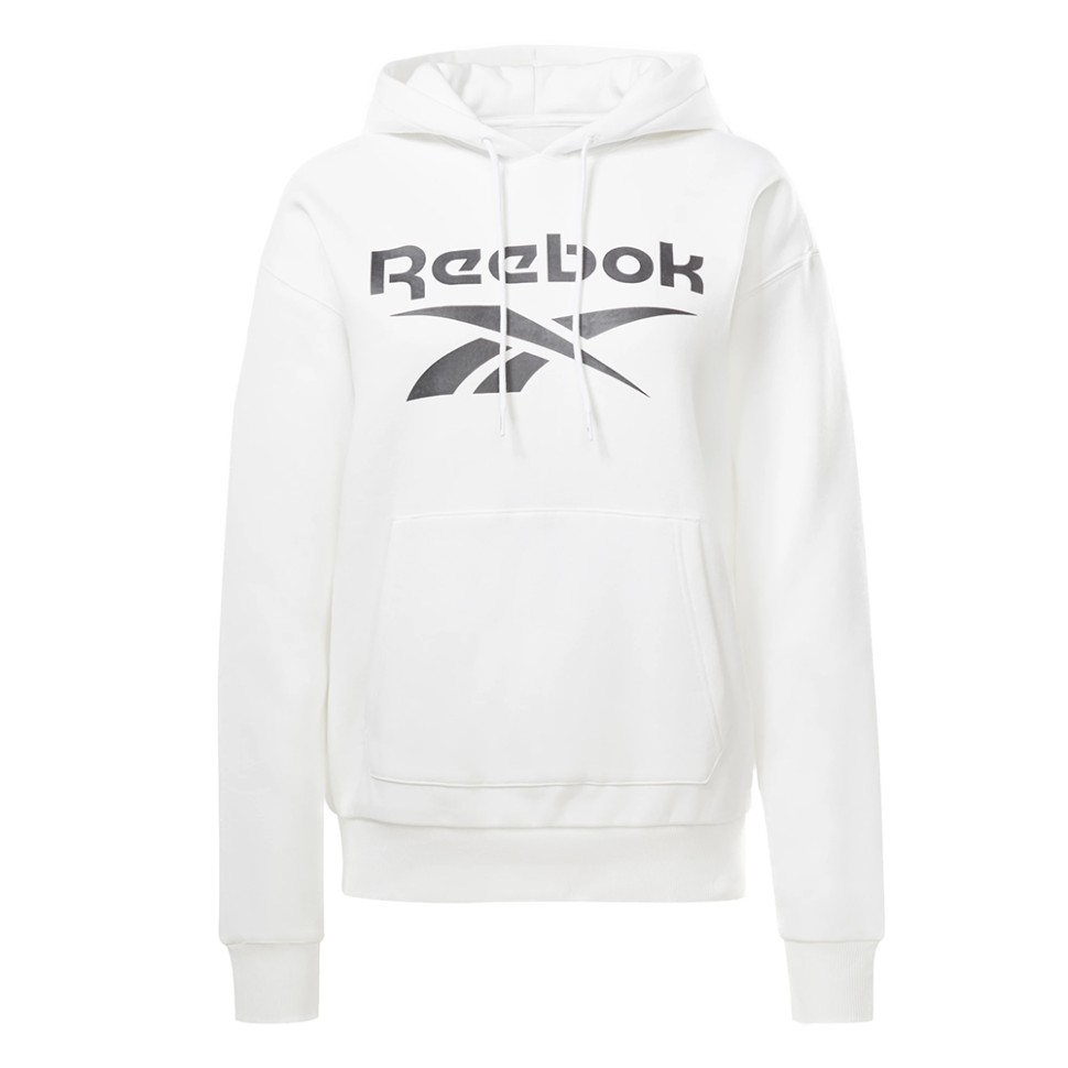 Толстовка женская Reebok Ri Bl Fleece Hoody белая GS9390 изображение 1