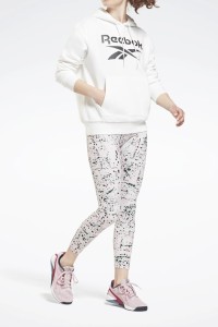 Толстовка женская Reebok Ri Bl Fleece Hoody белая GS9390 изображение 3