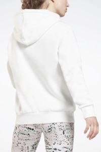 Толстовка женская Reebok Ri Bl Fleece Hoody белая GS9390 изображение 4