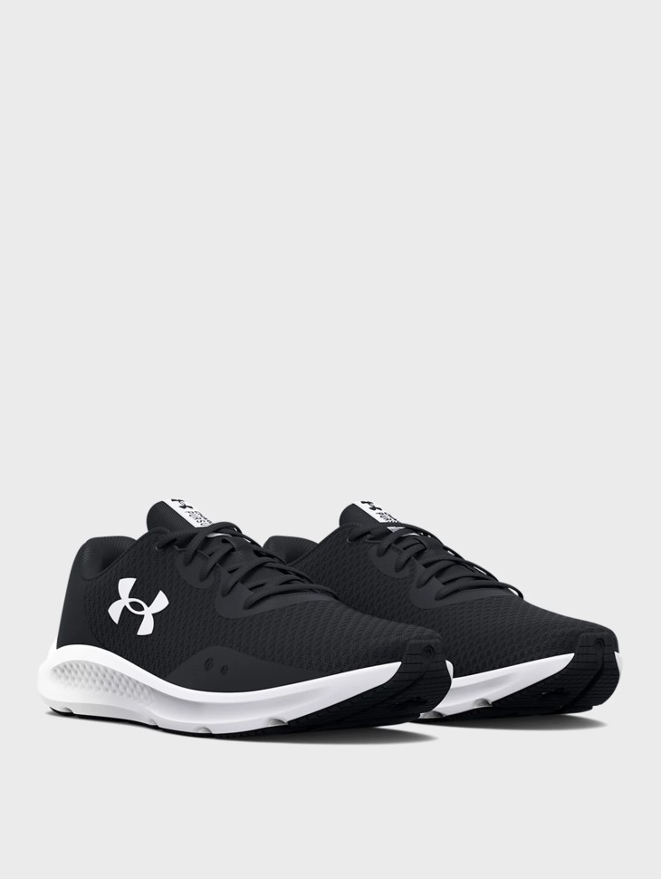 Кроссовки женские Under Armour UA W Charged Pursuit 3 черные 3024889-001 изображение 3