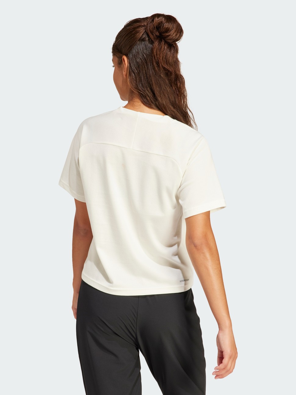 Футболка жіноча Adidas W Z.N.E. TEE молочна IS3920 — фото 3