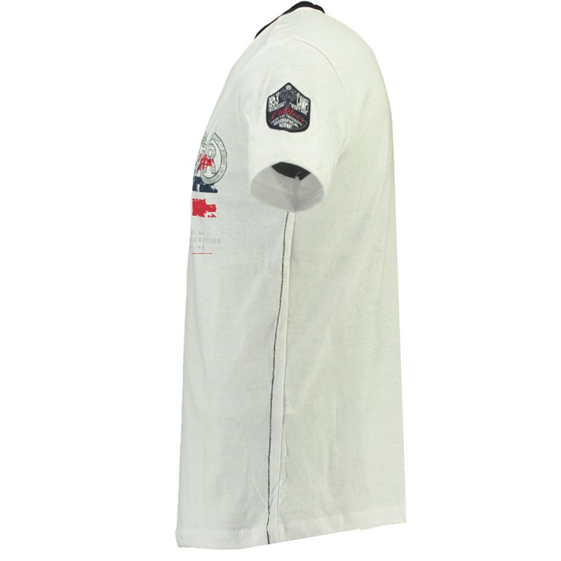 Футболка мужская Geographical Norway белая SR116H-100 изображение 3