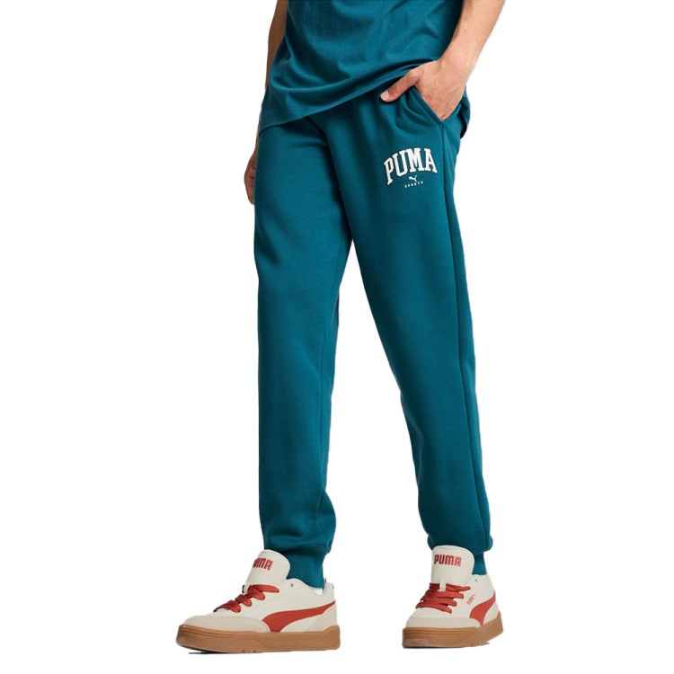 Брюки мужские Puma PUMA SQUAD Sweatpants FL cl зеленые 68180022 изображение 1