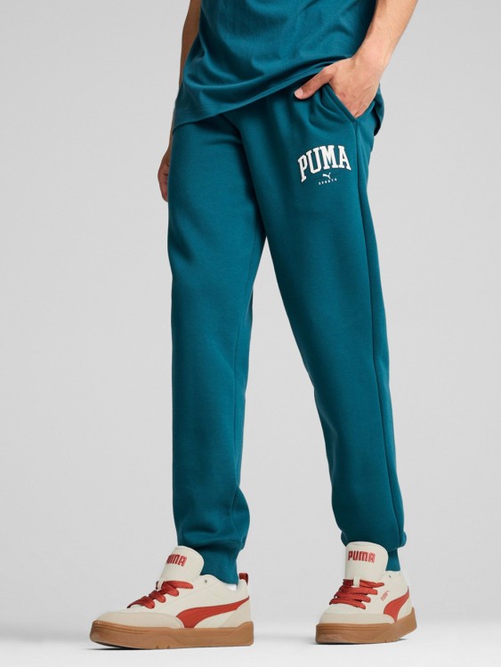 Штани чоловічі Puma PUMA SQUAD Sweatpants FL cl зелені 68180022 изображение 2