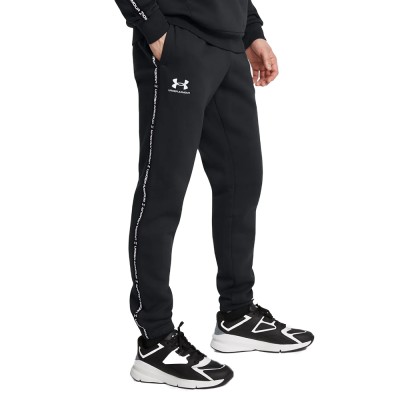 Брюки мужские Under Armour UA Icon Fleece Jgr Taping черные 1389358-001