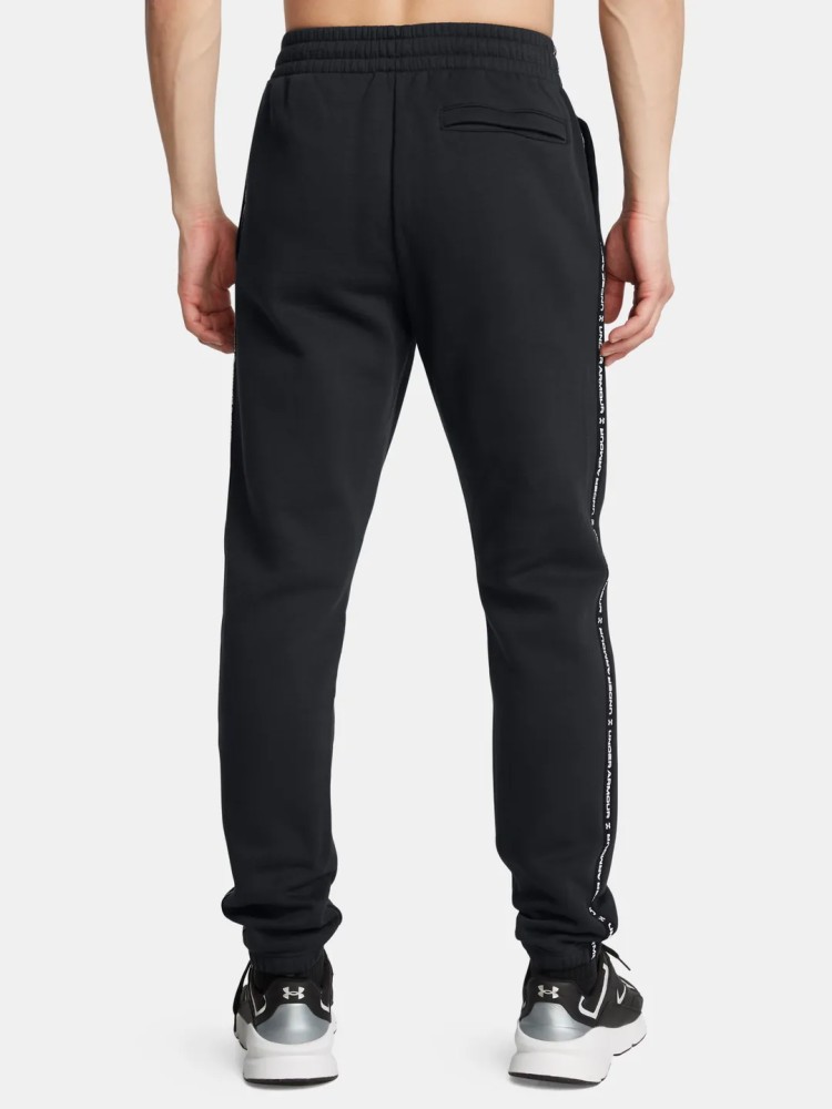 Штани чоловічі Under Armour UA Icon Fleece Jgr Taping чорні 1389358-001 изображение 3