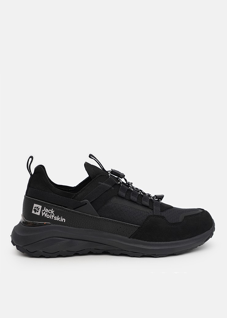 Кросівки чоловічі Jack Wolfskin DROMOVENTURE ATHLETIC LOW M чорні 4057011-6000 — фото 2
