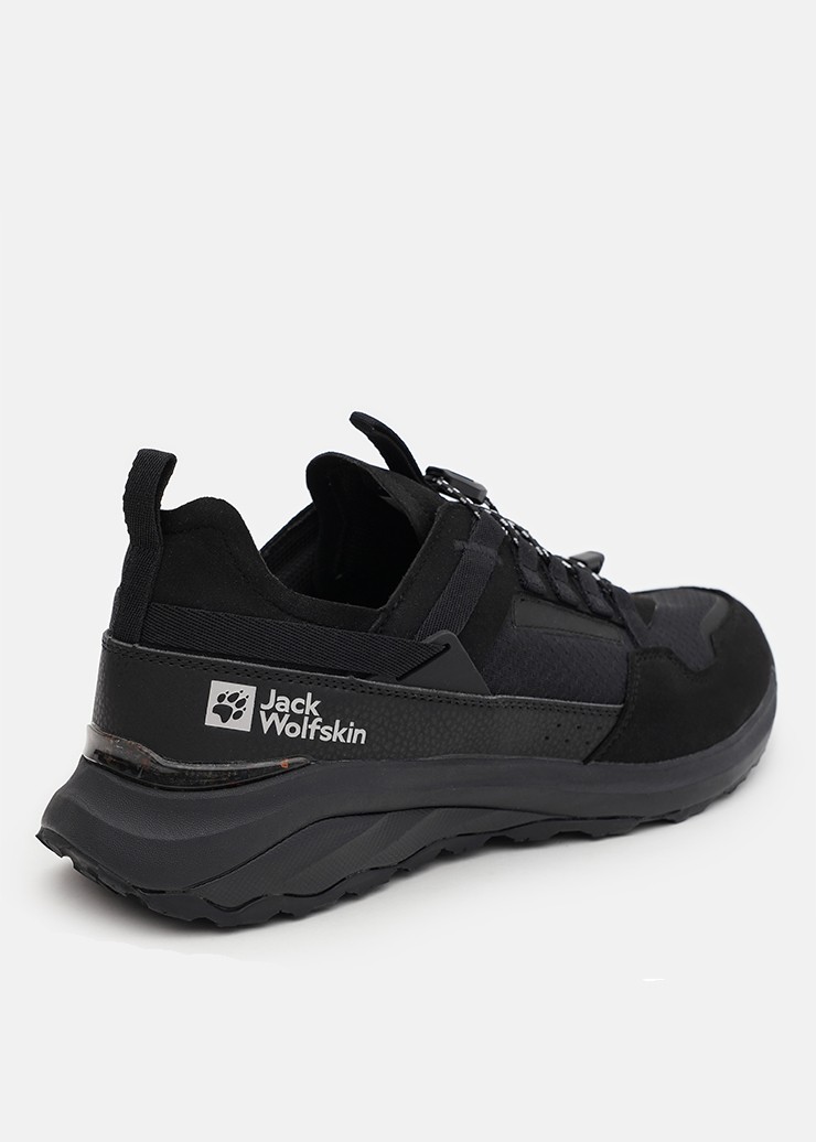 Кросівки чоловічі Jack Wolfskin DROMOVENTURE ATHLETIC LOW M чорні 4057011-6000 изображение 4