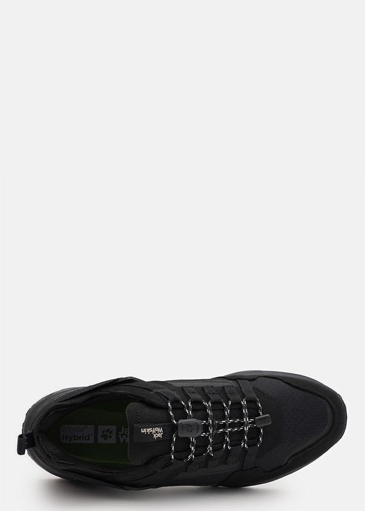 Кросівки чоловічі Jack Wolfskin DROMOVENTURE ATHLETIC LOW M чорні 4057011-6000 — фото 7