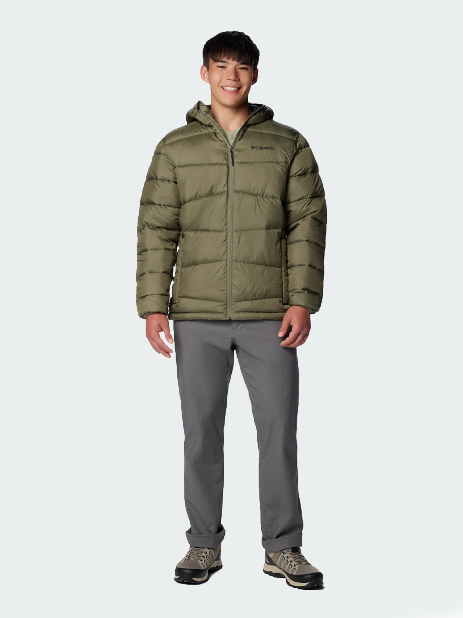 Куртка чоловіча Columbia Fivemile Butte™ II Hooded Jacket зелена 2086911-397 изображение 5