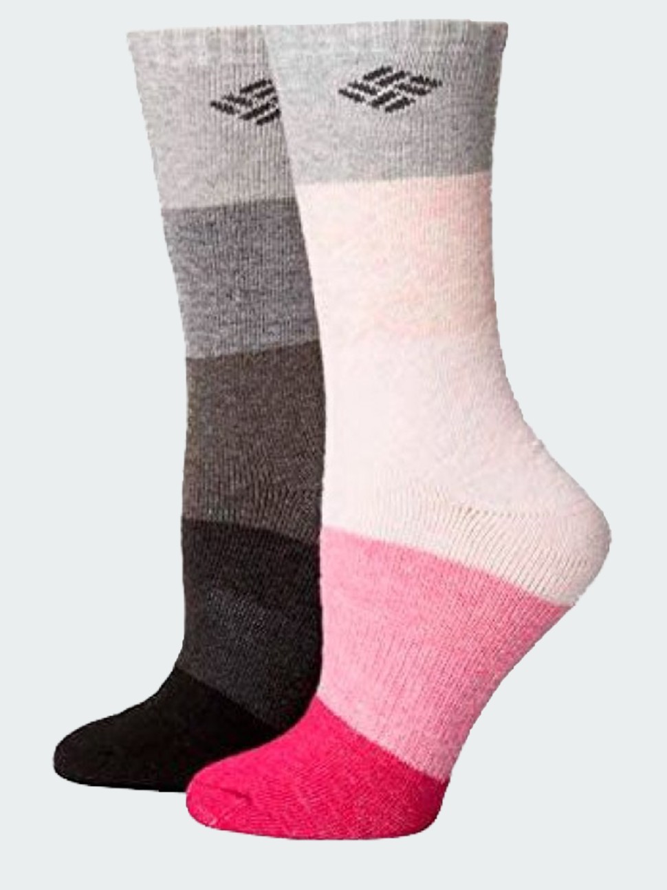 Шкарпетки Columbia Moisture Control Anklet Stripe 2 pack сірі RCL104W_-AS4 — фото 2