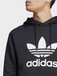 Толстовка чоловіча Adidas TREFOIL HOODY чорна IM4489 изображение 5