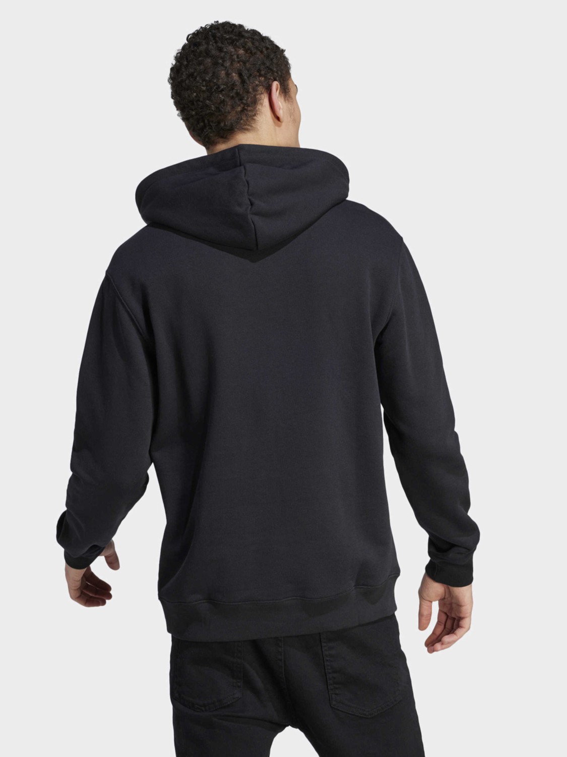 Толстовка чоловіча Adidas TREFOIL HOODY чорна IM4489 изображение 3