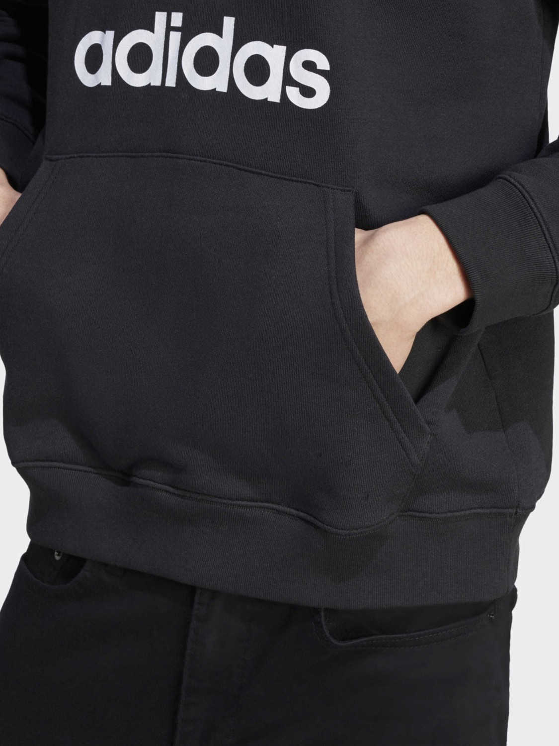 Толстовка чоловіча Adidas TREFOIL HOODY чорна IM4489 изображение 6