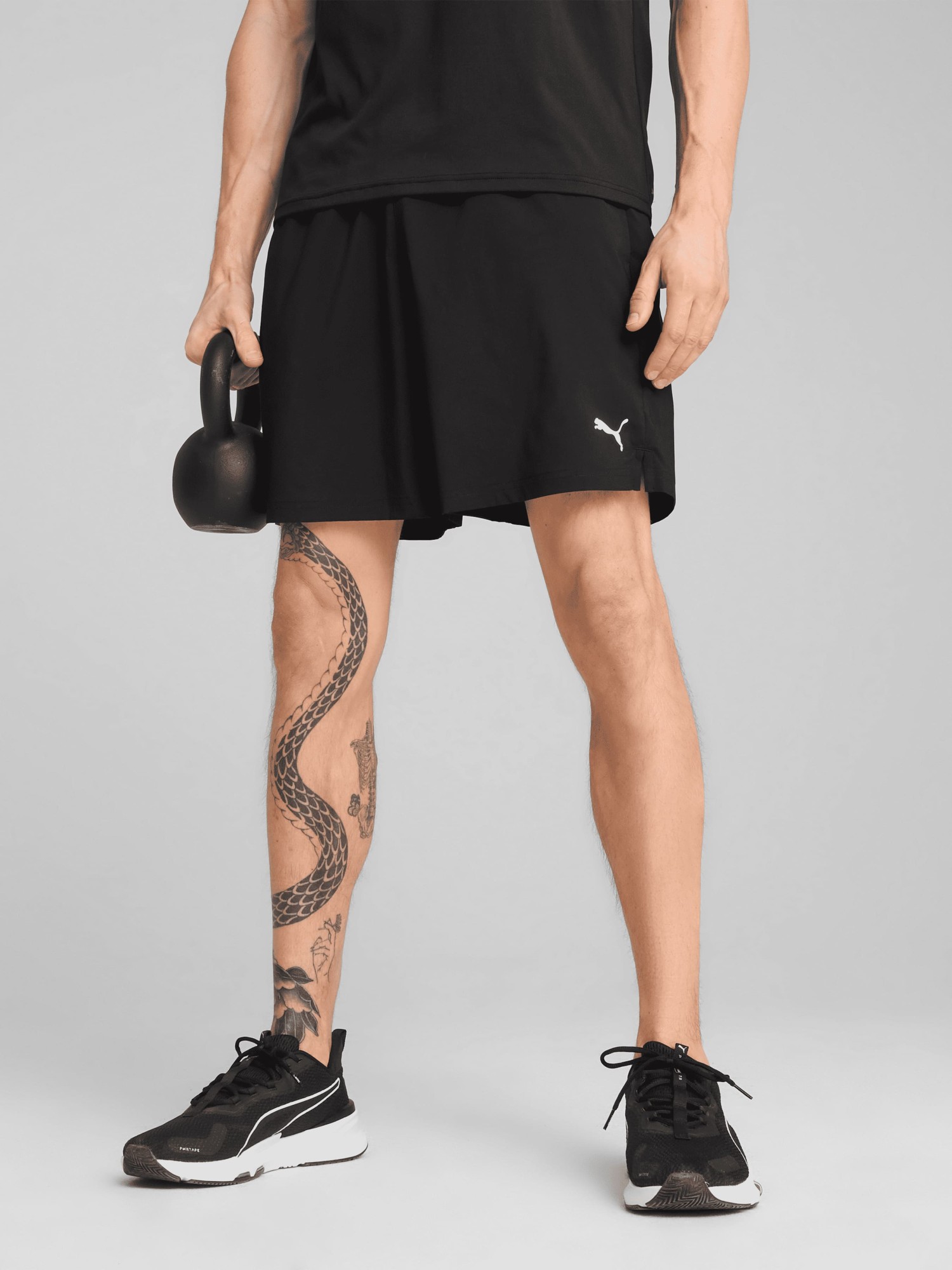 Шорти чоловічі Puma TAD ESSENTIALS 7' Wven Short чорні 52591001 изображение 2