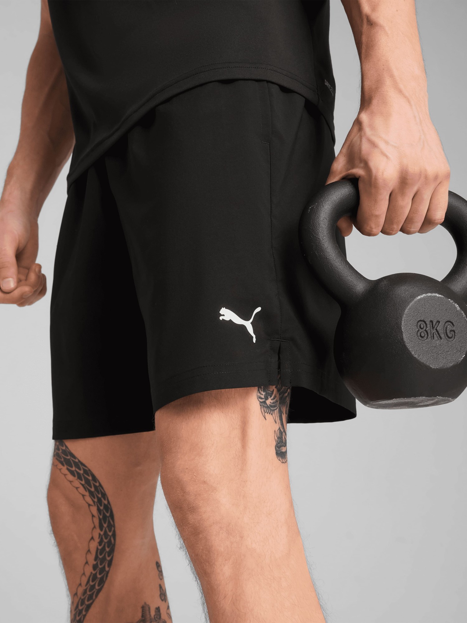 Шорти чоловічі Puma TAD ESSENTIALS 7' Wven Short чорні 52591001 изображение 4