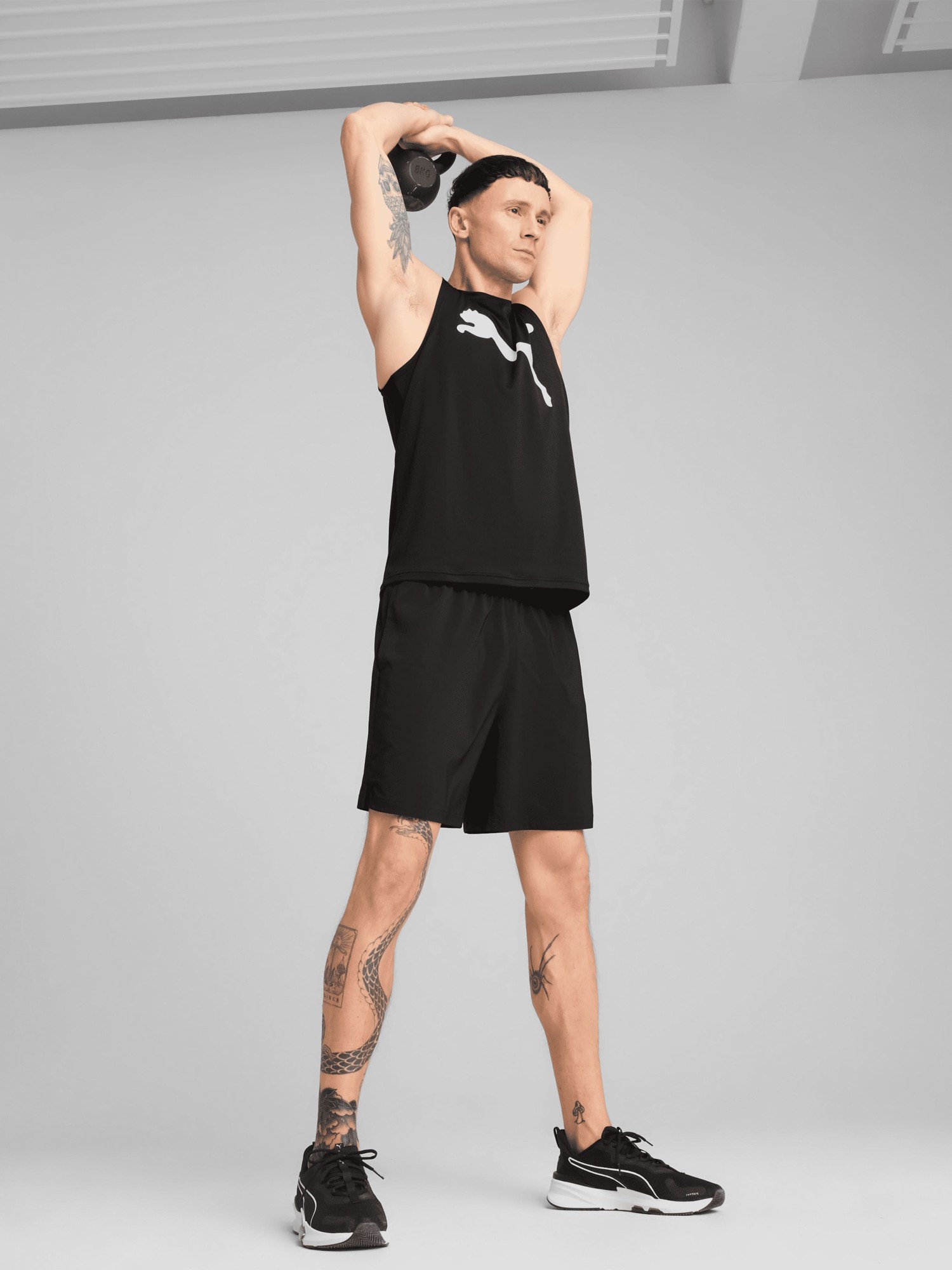 Шорти чоловічі Puma TAD ESSENTIALS 7' Wven Short чорні 52591001 изображение 6