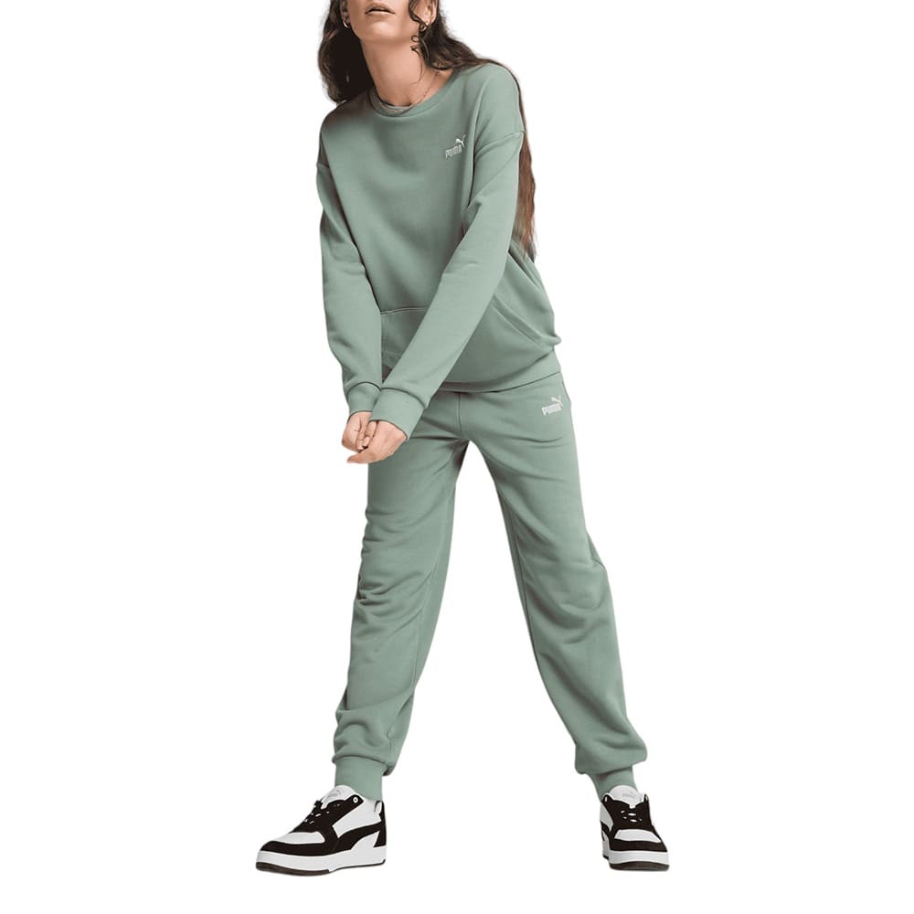 Костюм женский Puma Relaxed Sweat Suit TR cl зеленый 68507430