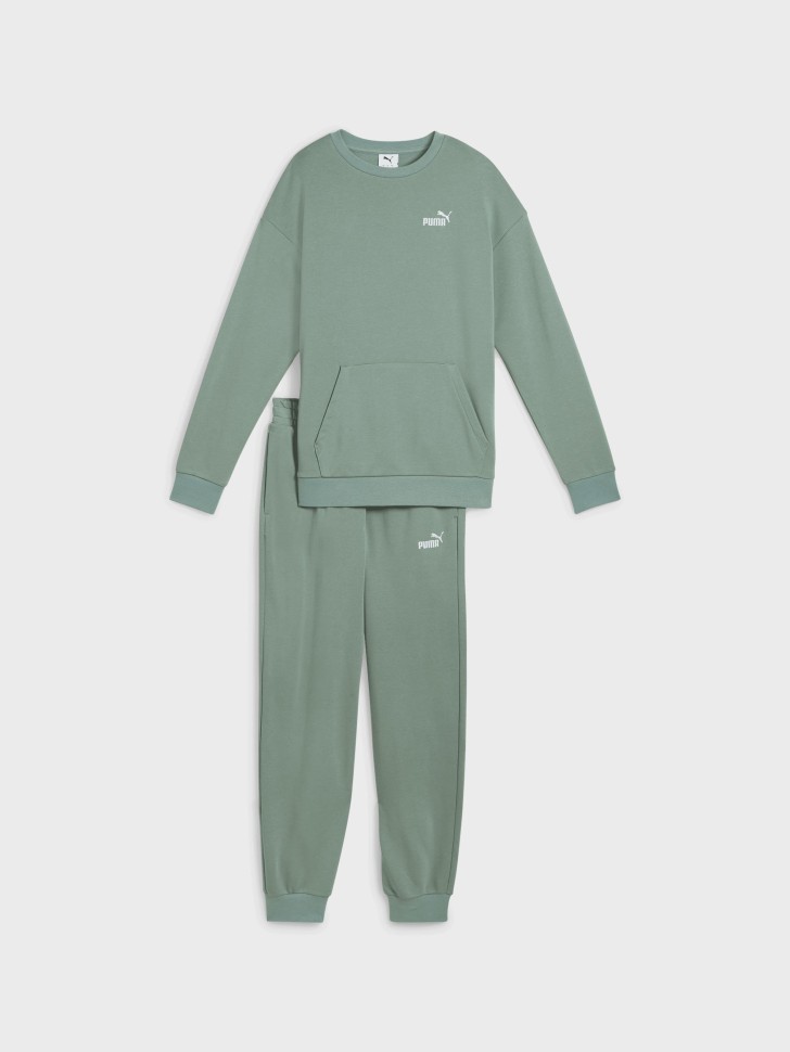 Костюм жіночий Puma Relaxed Sweat Suit TR cl зелений 68507430 изображение 7