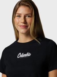 Футболка жiноча Columbia Rolling Bend™ Graphic SS чорна 2120021-010 изображение 5