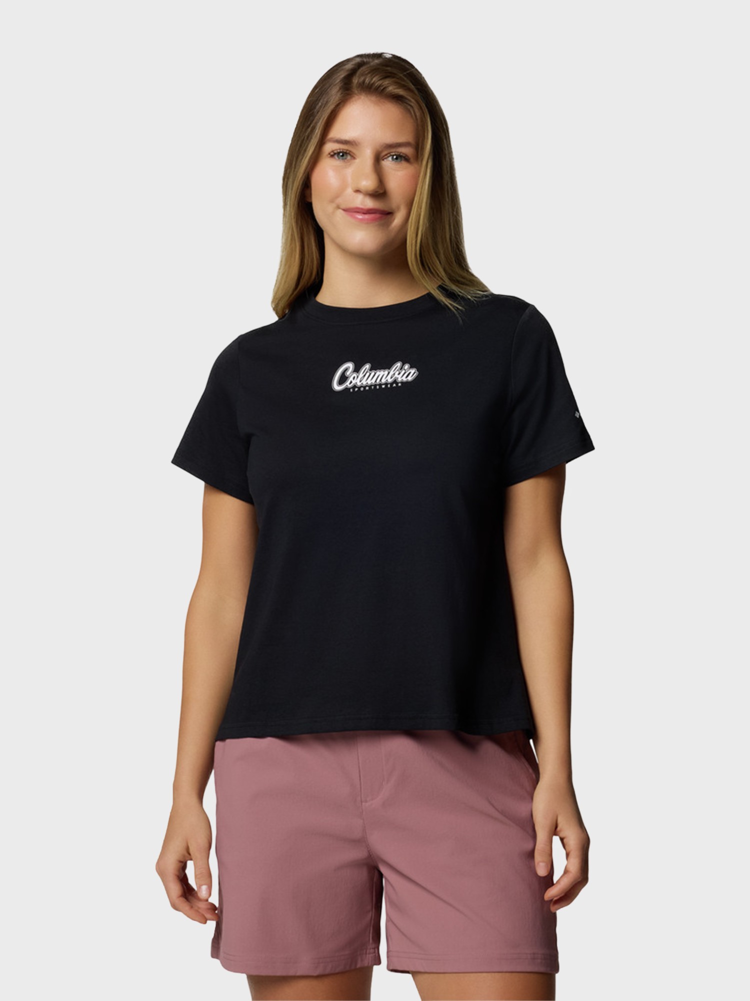 Футболка женская Columbia Rolling Bend™ Graphic SS черная 2120021-010 изображение 2