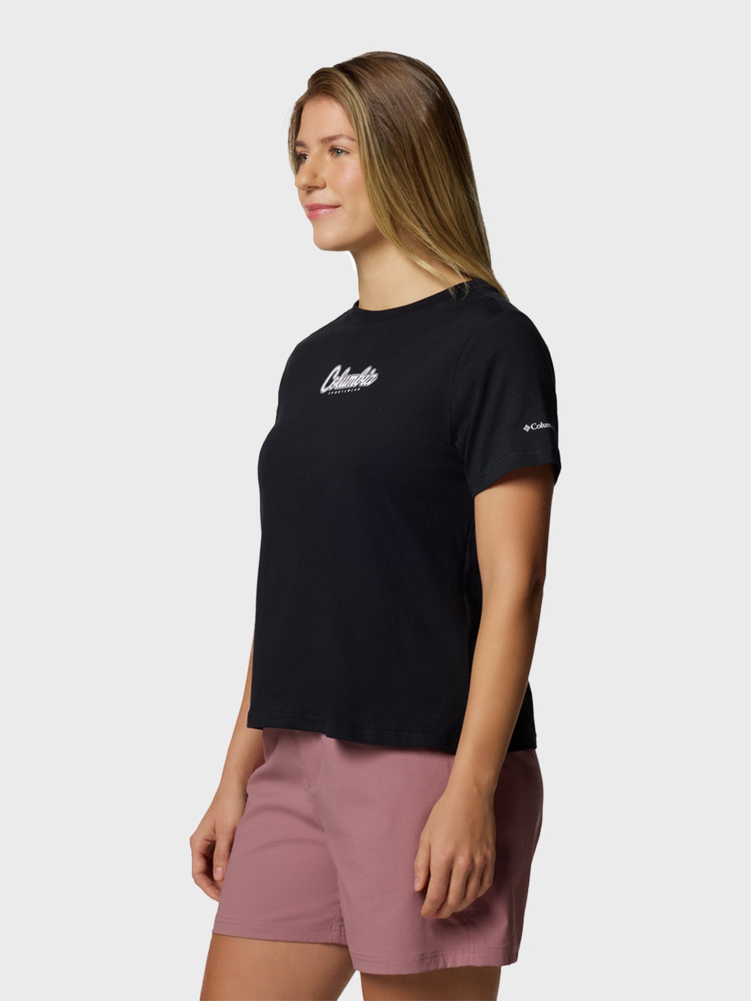 Футболка женская Columbia Rolling Bend™ Graphic SS черная 2120021-010 изображение 6