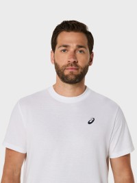 Футболка мужская Asics ROAD GRAPHIC SS TEE белая 2031F026-101 изображение 5