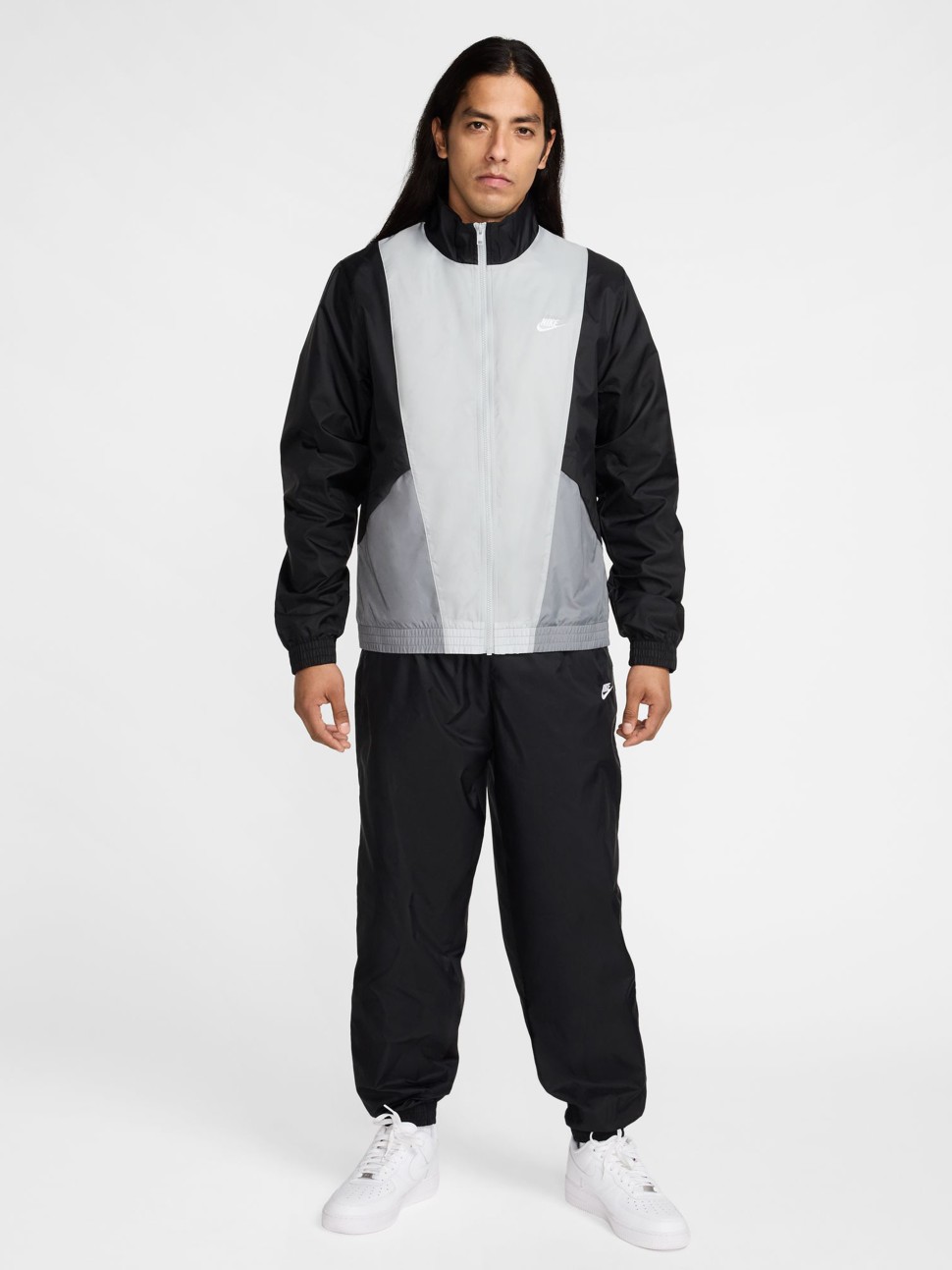 Костюм чоловічий Nike M NK CLUB WVN TRK SUIT чорний HJ1985-010 — фото 2