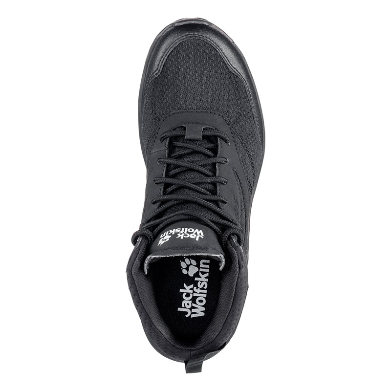 Ботинки женские Jack Wolfskin Woodland Texapore Mid W черные 4039231-6000 изображение 5