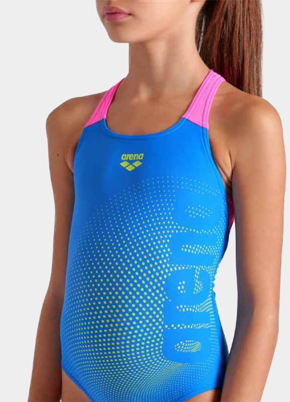 Купальник дитячий Arena DIM LIGHT SWIMSUIT SWIM PRO BA блакитний 008104-809 — фото 4