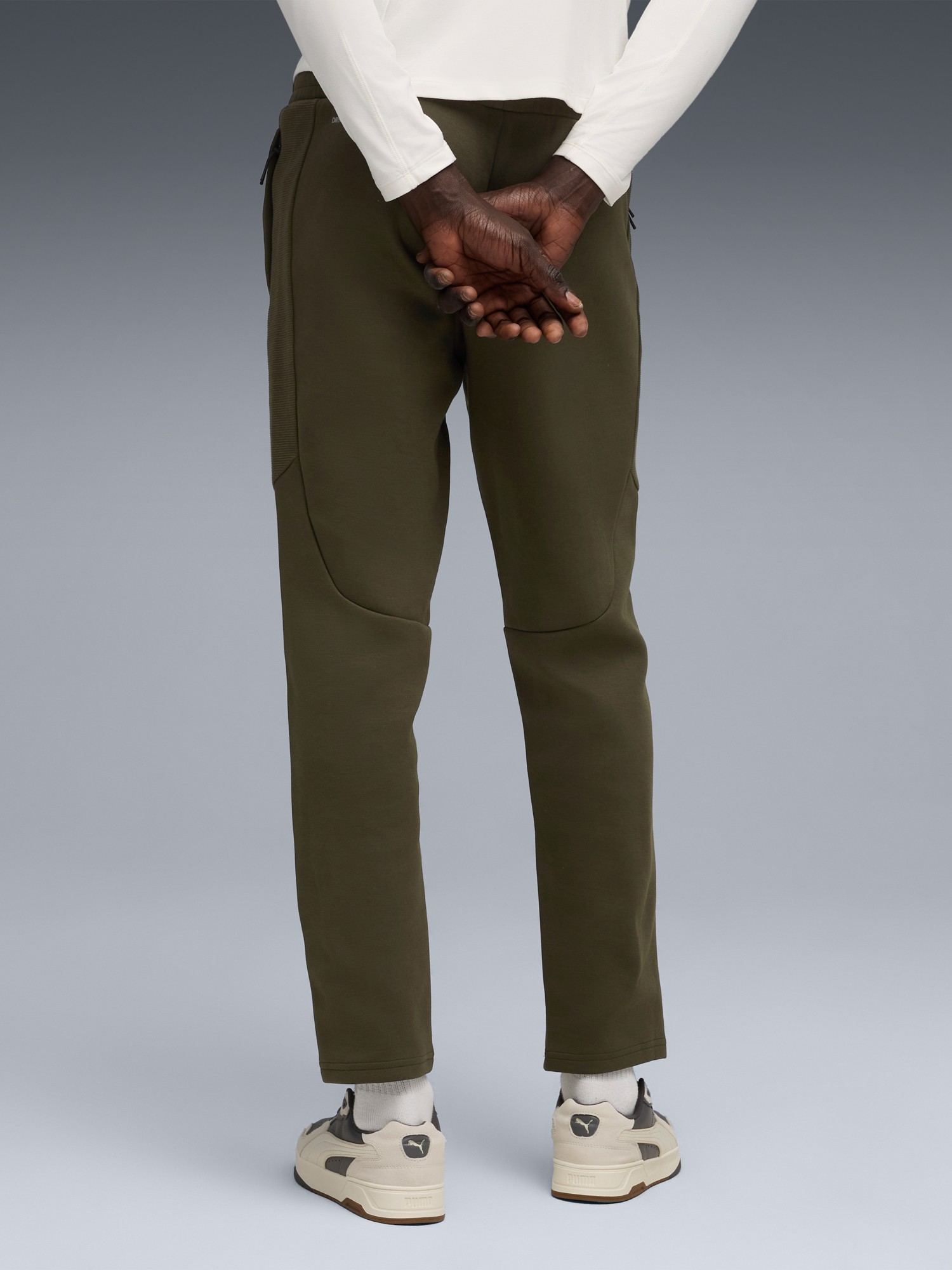 Брюки мужские Puma EVOSTRIPE Pants DK хаки 68823470 изображение 3