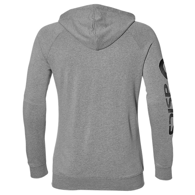 Толстовка мужская Asics Big Asics Fz Hoodie серая 2031A983-020 изображение 2