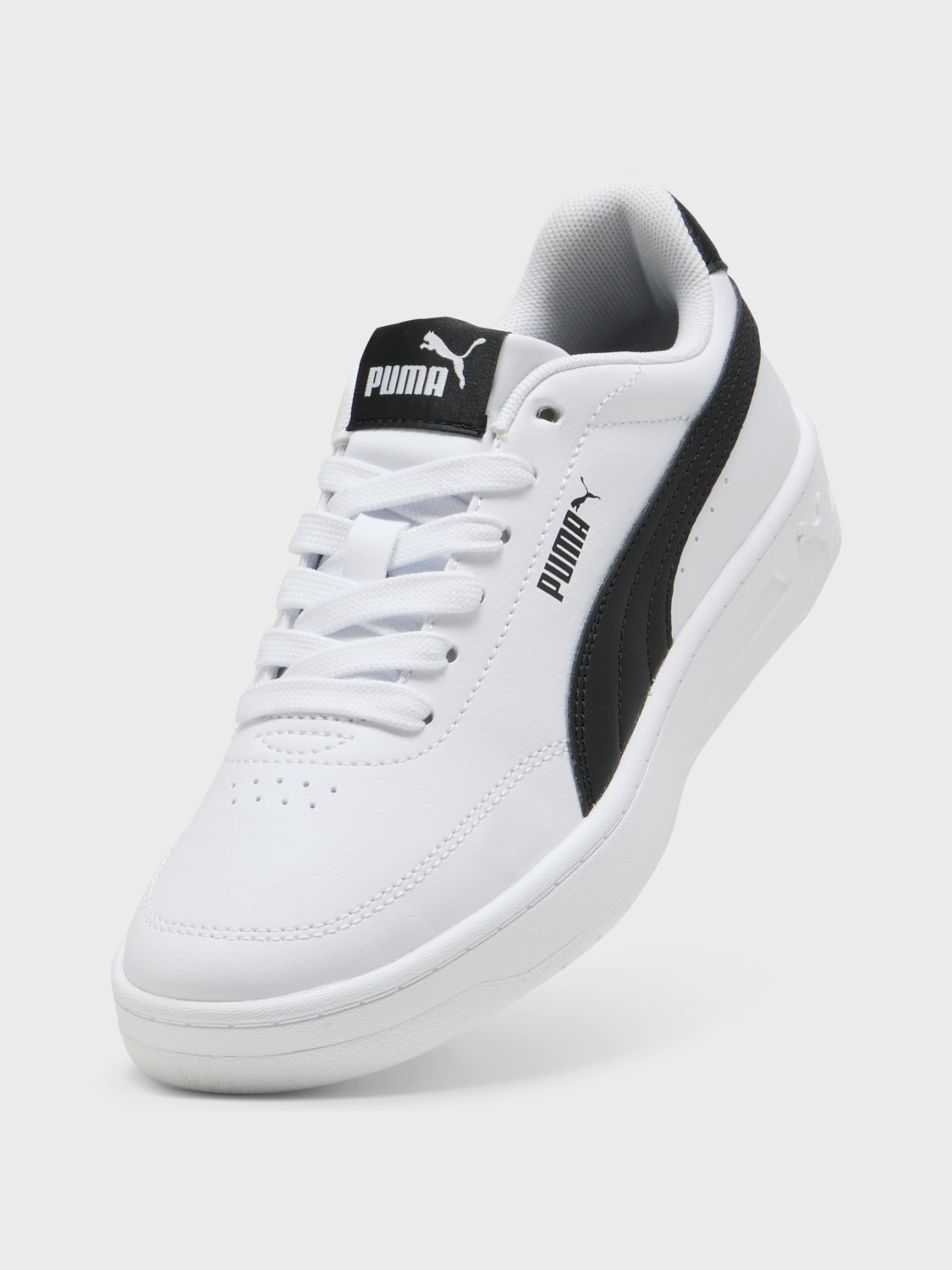 Кросівки дитячі Puma Court Classic Clean Jr білі 40375001 изображение 6